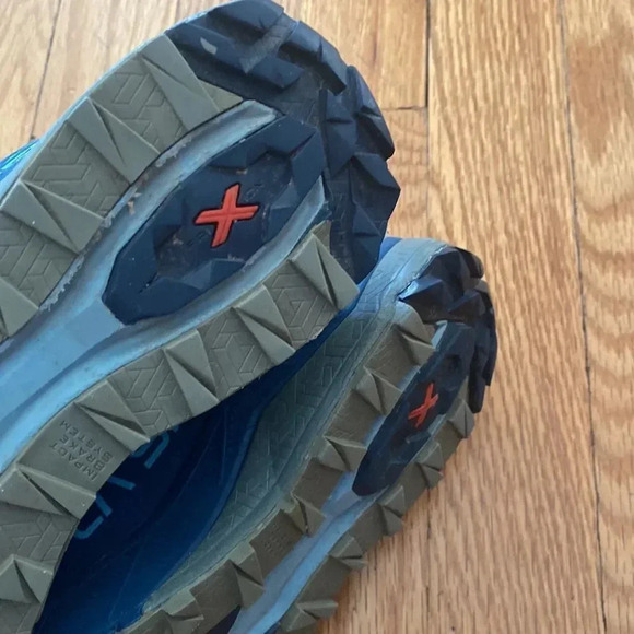 La Sportiva sz 6.5 blue ergonomic ortholite Jackal great pre owned condition - Picture 4 of 7